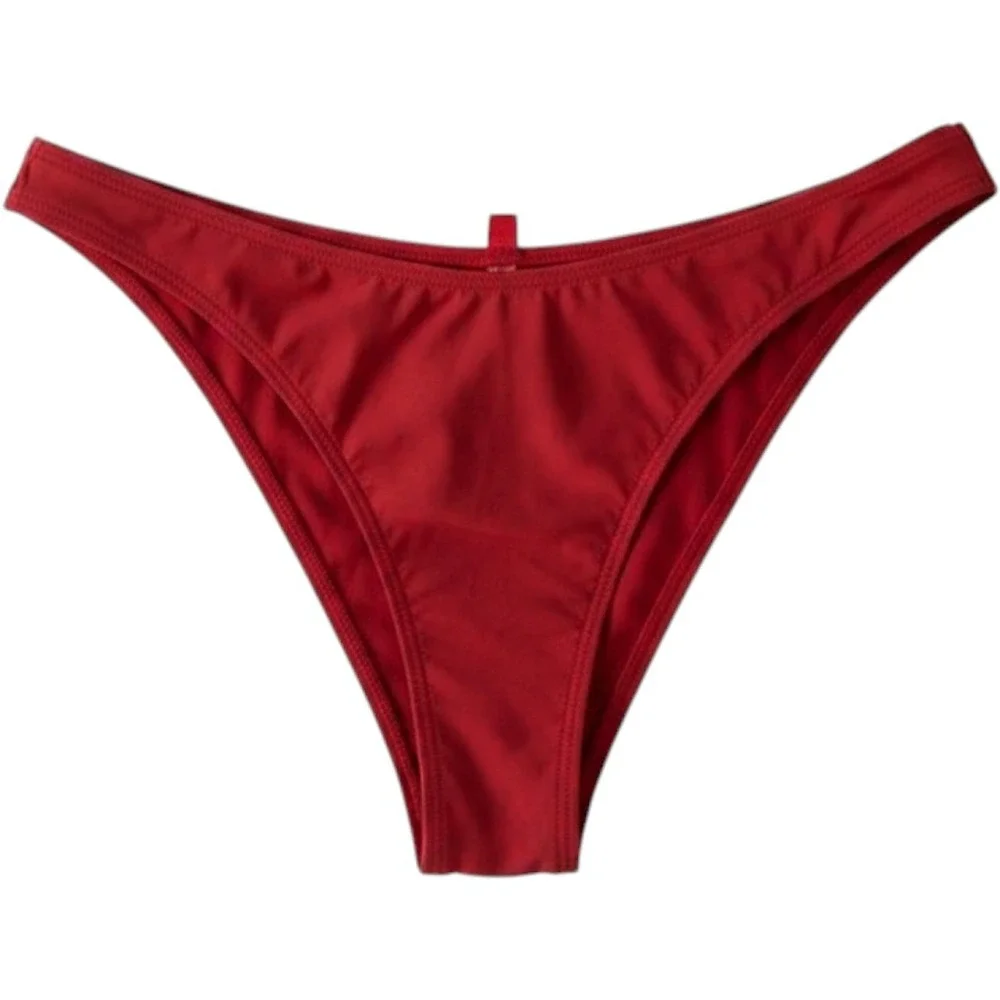 Skims Classic Swim Bikini Bottom Terra Red BB-BIK-9615W Small